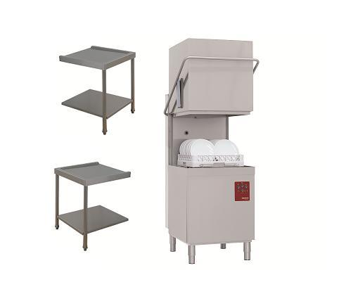 Horeca vaatwasser doorschuif  + in/uitlooptafel | 500x500mm, Zakelijke goederen, Horeca | Keukenapparatuur, Nieuw in verpakking