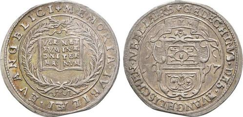 Zilverabschlag vom Dukat auf die Reformation 1617 Ulm Stadt:, Timbres & Monnaies, Monnaies | Europe | Monnaies non-euro, Envoi