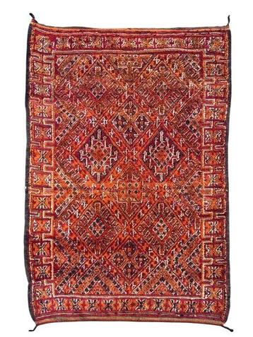 Moroccan Berber Vintage Wool Rug - Berber - Vloerkleed - 210 beschikbaar voor biedingen