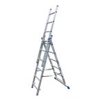 Alumexx ladder 3-Delig, Doe-het-zelf en Bouw, Ladders en Trappen, Nieuw, Verzenden