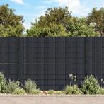 vidaXL Tuinschermen 4 st 35x0,19 m PVC mat donkergrijs, Verzenden, Nieuw