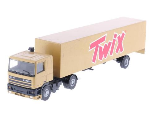 Schaal 1:50 Lion Car No85 Daf 95 vrachtauto Twix #4109, Hobby en Vrije tijd, Modelauto's | 1:50, Gebruikt, Ophalen of Verzenden