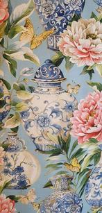 Artmaison Exclusieve Oosterse Art Deco stof met Oude Vazen, Antiek en Kunst, Antiek | Tapijten, Tafelkleden en Textiel