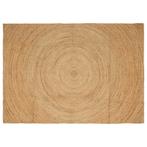 vidaXL Vloerkleden Rechthoekig Bruin 200 x 290 cm Jute, Huis en Inrichting, Verzenden, Nieuw