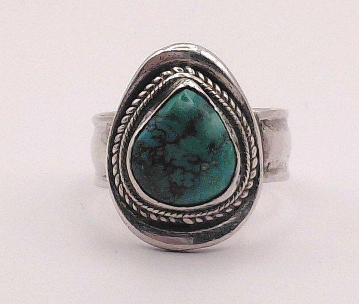 Turquoise - Zilver - Ring - Antieke ringen, Antiek en Kunst, Kunst | Niet-Westerse kunst