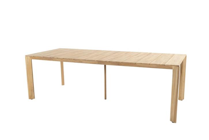 4 Seasons Outdoor Lucas teak tuintafel met blad 240 x 100 cm, Tuin en Terras, Tuinsets en Loungesets