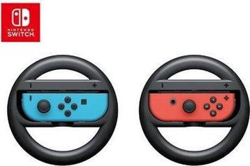 Nintendo Switch Stuur Set Zwart Origineel, Games en Spelcomputers, Ophalen of Verzenden, Zo goed als nieuw