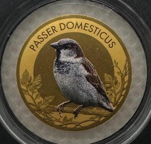 Tsjaad. 3000 Francs ND Passer Domesticus , oro 1/500 Oz, Postzegels en Munten, Munten | Europa | Niet-Euromunten