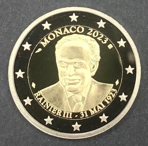 Monaco. 2 Euro 2023 Rainier III Proof, Timbres & Monnaies, Monnaies | Europe | Monnaies euro