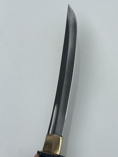 Traditional Japanese Tanto Knife with Wrapped Handle -, Antiek en Kunst, Antiek | Keukengerei