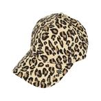 Cap Pet - Verstelbaar - Panterprint - One Size – Zwart Bruin, Vêtements | Femmes
