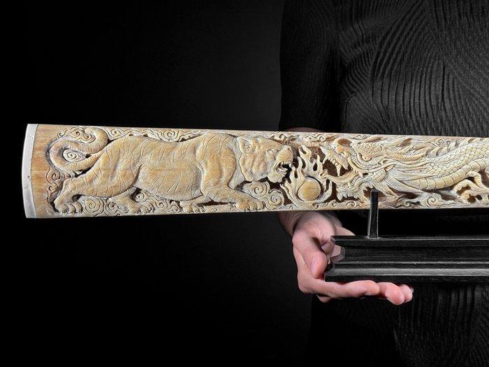 Geen reserveprijs - Extra grote gepatineerde, Antiek en Kunst, Kunst | Designobjecten