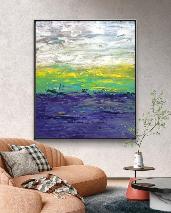 CARDUSU - “ Alegria 37 ” XXL - No Reserve - Obra única, Antiek en Kunst, Kunst | Schilderijen | Modern