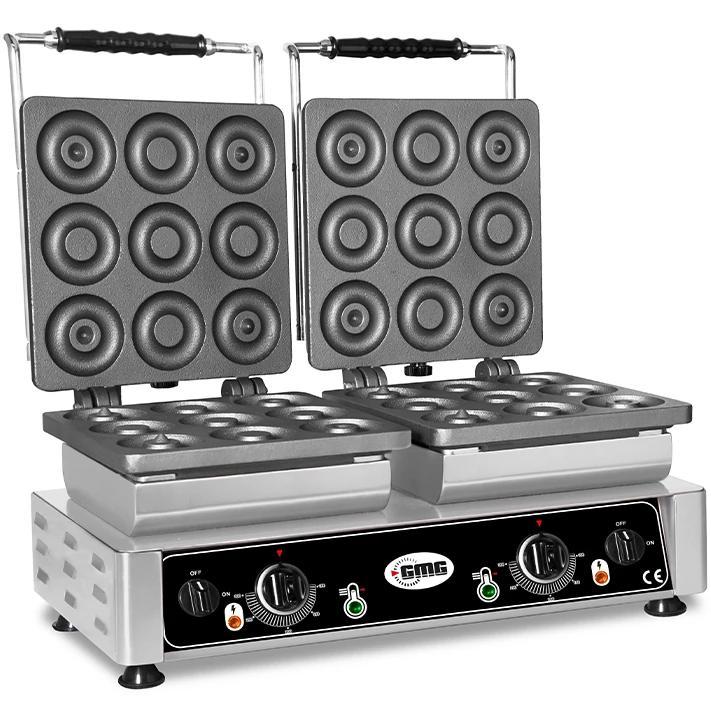 Donutijzer | DONATO | Dubbel | Mini Donuts (Ø80mm) |, Zakelijke goederen, Horeca | Keukenapparatuur, Nieuw in verpakking, Verzenden