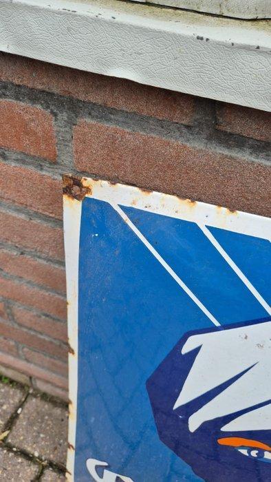 Greiling - Panneau publicitaire pour les cigarettes Greiling, Antiek en Kunst, Antiek | Wandborden en Tegels