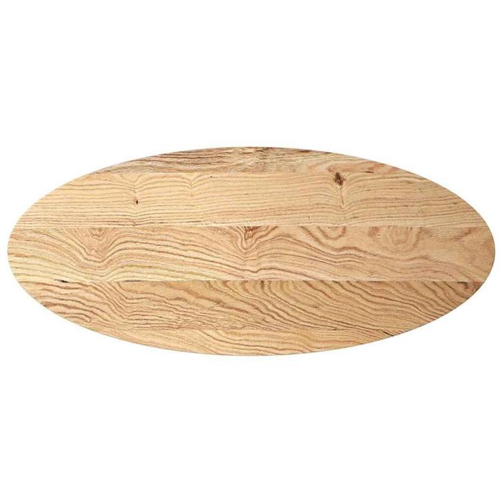 Ovaal Eiken Tafelblad 140x60 | OP=OP 40%, Huis en Inrichting, Tafelonderdelen, 50 tot 100 cm, Tafelblad, 100 tot 150 cm, Ovaal