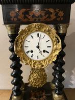 Pendule portique - Bois, Laiton - 1850-1900