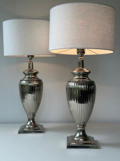 Williams Sheffield - Vaas gemonteerde lamp - Verzilverd -, Antiquités & Art, Curiosités & Brocante