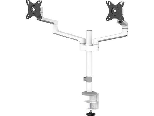 Neomounts DS60-425WH2 - Full motion monitorarm - Voor 2, Computers en Software, Monitoren, Zo goed als nieuw, Verzenden