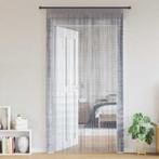 vidaXL Koordgordijnen 2 st 140x250 cm lichtgrijs, Verzenden, Nieuw