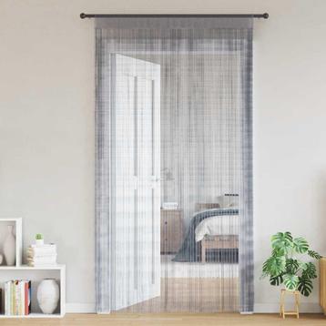 vidaXL Koordgordijnen 2 st 140x250 cm lichtgrijs, Maison & Meubles, Verzenden