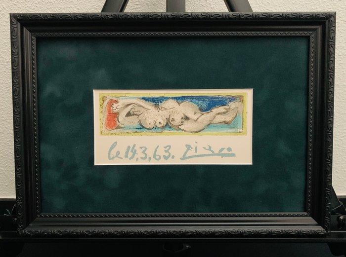 Pablo Picasso (1881-1973) - Nu couché, plate signed., Antiek en Kunst, Antiek | Overige Antiek