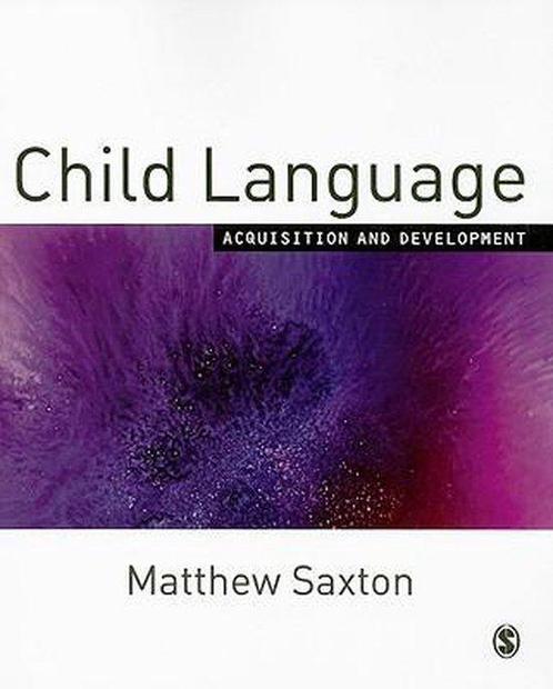 Child Language 9781412902328, Boeken, Overige Boeken, Gelezen, Verzenden