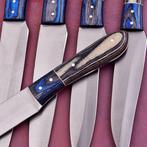 Couteau de cuisine - Chefs knife - Acier plié, bois Pakka -