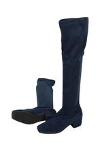 Manfield laarzen in maat 38 Blauw | 15% korting, Kleding | Dames, Hoge laarzen, Zo goed als nieuw, Manfield, Verzenden