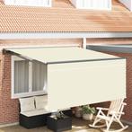 vidaXL Inklapbare Luifel Crème 350 x 250 cm Polyester en, Tuin en Terras, Verzenden, Nieuw
