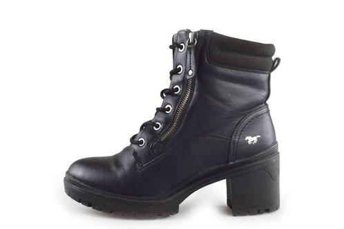 Mustang Veterboots in maat 39 Zwart | 5% extra korting, Kleding | Dames, Schoenen, Zwart, Gedragen, Overige typen, Verzenden