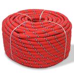 vidaXL Boot touw 12 mm 250 m polypropyleen rood, Doe-het-zelf en Bouw, IJzerwaren en Bevestigingsmiddelen, Nieuw, Verzenden