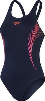 Speedo Placement Muscleback Marine/Roze Dames Sportbadpak..., Kleding | Dames, Ondergoed en Lingerie, Verzenden