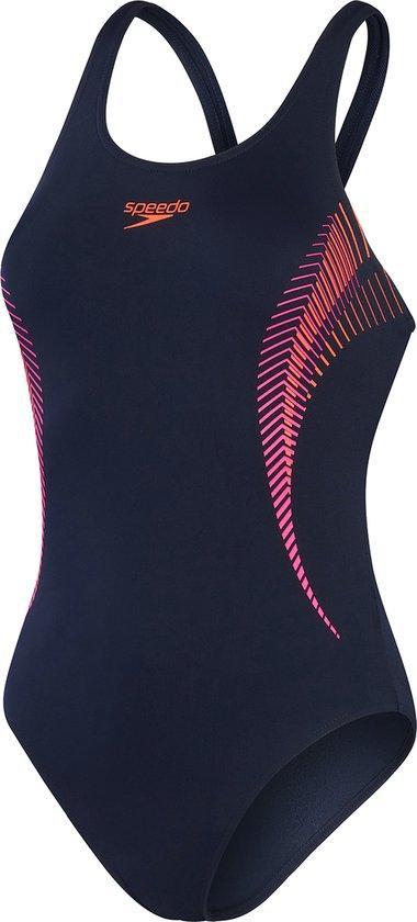 Speedo Placement Muscleback Marine/Roze Dames Sportbadpak..., Vêtements | Femmes, Sous-vêtements & Lingerie, Envoi