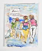 Walter Piacesi (1929-2022) - La Passeggiata, Antiek en Kunst