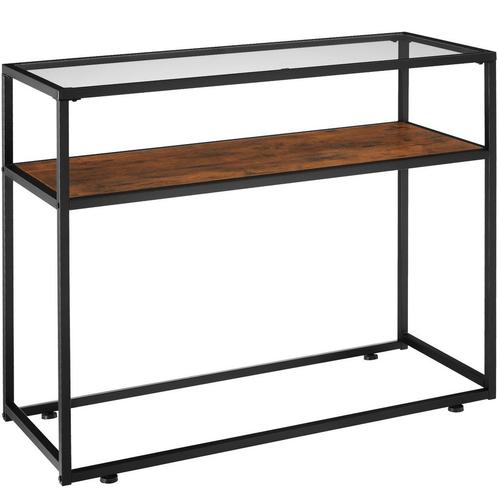 Consoletafel Kilkenny 100x41x80,5cm - Industrieel hout donke, Maison & Meubles, Tables | Tables d'appoint, Envoi