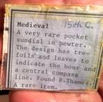 Middeleeuws Tin Amulet - 39 mm