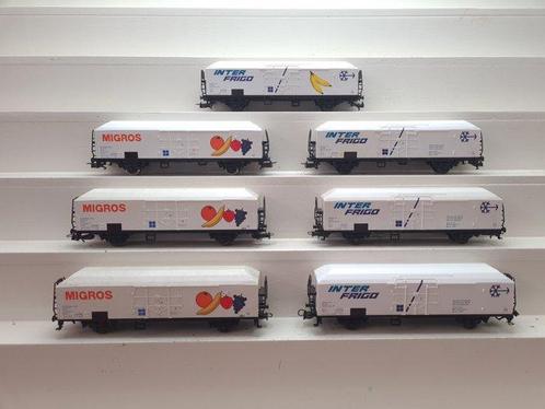 Rivarossi H0 - 2106/2443/2445 - Modeltrein goederenwagon (7), Hobby en Vrije tijd, Modeltreinen | H0