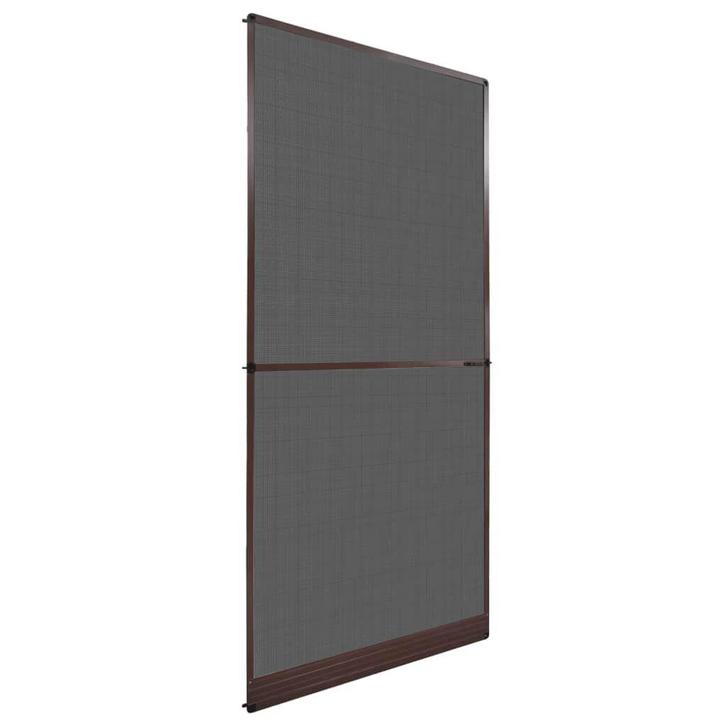 Hordeur 100x215 bruin | Retour Deal | -46%!, Doe-het-zelf en Bouw, Deuren en Vliegenramen, Nieuw, Metaal, Hordeur, 200 tot 215 cm