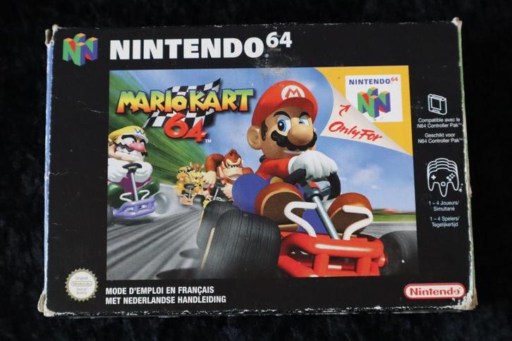 Mario kart 64 Nintendo 64 N64 Boxed PAL, Games en Spelcomputers, Games | Nintendo 64, Verzenden