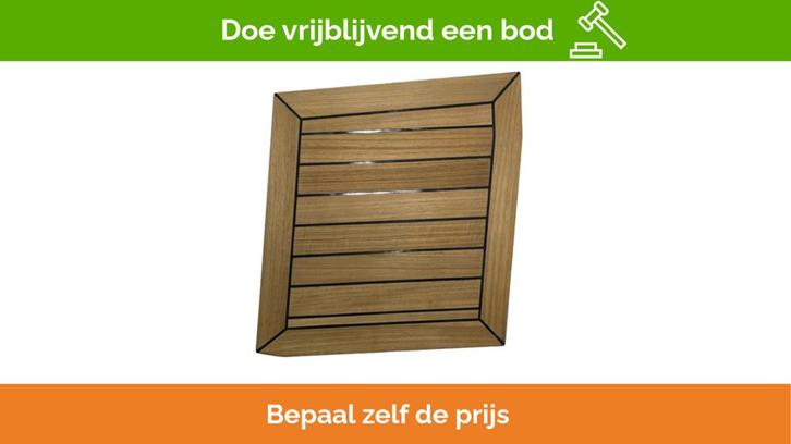 Bieden: UD7520 Teak Marine Access Hatch Port, Watersport en Boten, Wakeboarden, Ophalen of Verzenden