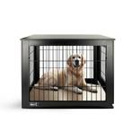 MaxxPet Houten Hondenbench - 89x61x73cm - Zwart, Animaux & Accessoires, Caisses pour chiens, Ophalen
