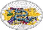 Niue. 2 Dollars 2013 Lunar Year Of The Snake - Oval Colored,