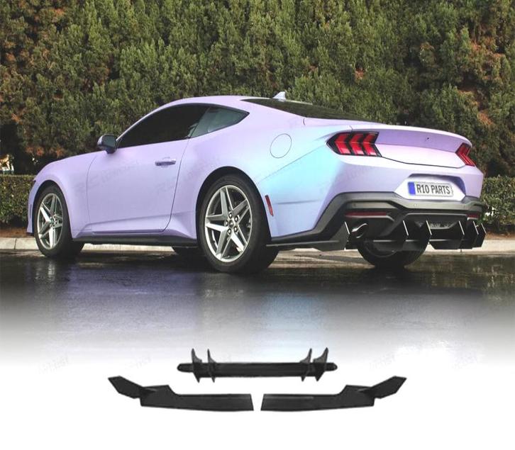 DIFFUSEUR ARRIÈRE FORD MUSTANG 24- NOIR BRILLANT, Auto-onderdelen, Carrosserie, Verzenden