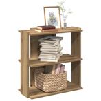 vidaXL Boekenkast 3-laags 60x30x60 cm bewerkt hout, Verzenden, Nieuw