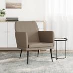 vidaXL Fauteuil 61x78x80 cm kunstleer cappuccinokleurig, Huis en Inrichting, Verzenden, Nieuw