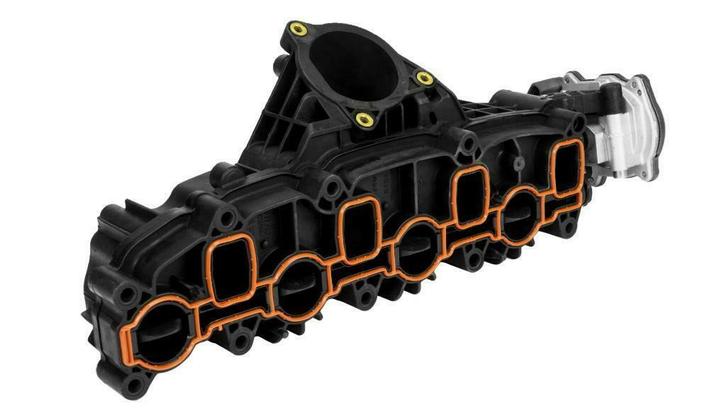 Plastic inlaatspruitstuk met stelmotor - Audi A6 - 2.0 TDI, Auto-onderdelen, Motor en Toebehoren, Gereviseerd, Audi, Seat, Volkswagen
