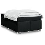 vidaXL Boxspring met matras stof zwart 120x200 cm, Huis en Inrichting, Slaapkamer | Bedden, Verzenden, Nieuw
