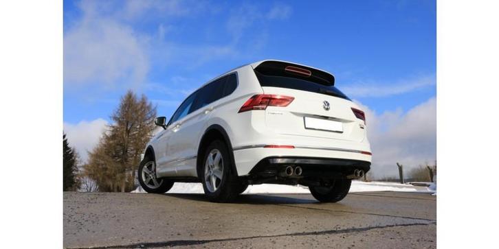 FOX VW Tiguan II Diesel - 4motion einddemper dwars - 2x80 ty, Autos : Pièces & Accessoires, Systèmes d'échappement, Envoi