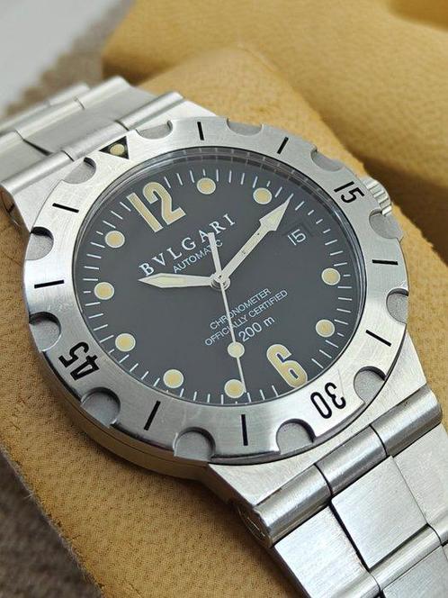 Bvlgari - Diagono Automatic 200m Diver Watch - Heren -, Handtassen en Accessoires, Horloges | Heren